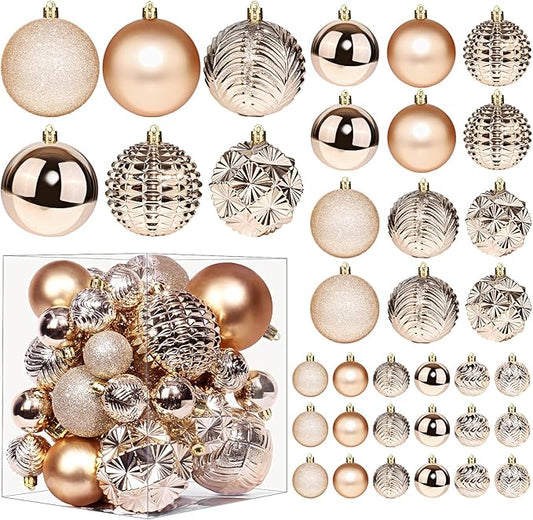 Christmas Ball Ornaments, 36pcs 3 Sizes